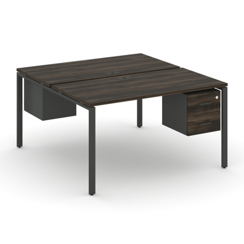 Бенч-система на 2 места с подвесными тумбами Concept CN.DRS-114 фото 3