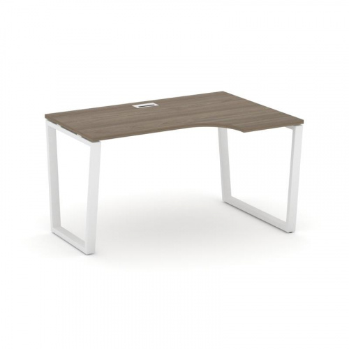 Style Project Стол рабочий эргоном. SN-6T2.SPA-011(R) Акация Лорка/Металл Антрацит/Заглушка Пластик фото 15