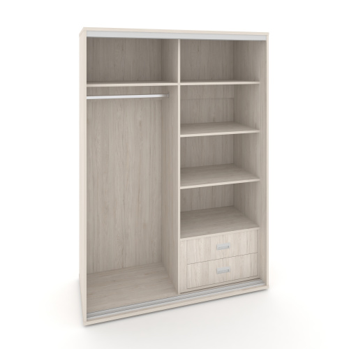 Корпус 2-х секционного шкафа низкого L=1600мм Maris SH.K2-6.2 K1 фото 6