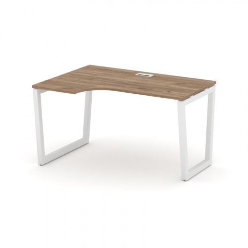 Style Project Стол рабочий эргоном. SN-5T2.SPA-001(L) Акация Лорка/Металл Антрацит/Заглушка Пластик фото 11