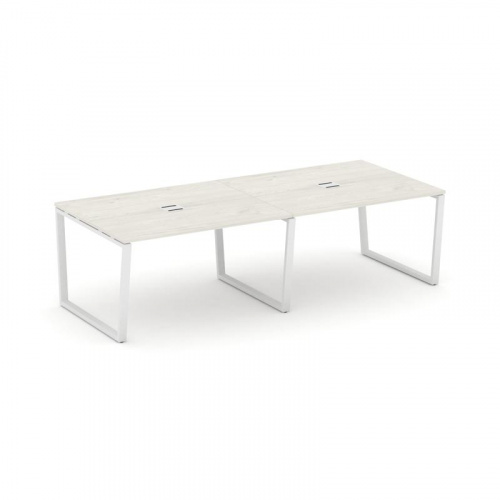 Style Project Стол переговорный SN-6T2.SPRG-043 Акация Лорка/Металл Антрацит/Заглушка Металл Антраци фото 13