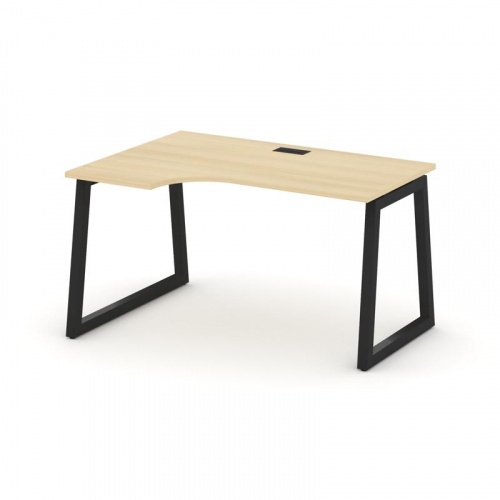 Style Project Стол рабочий эргоном. SN-5T1.SPA-001(L) Акация Лорка/Металл Антрацит/Заглушка Пластик фото 5 Style Project Стол рабочий эргоном. SN-5T1.SPA-001(L) Акация Лорка/Металл Антрацит/Заглушка Пластик фото 5