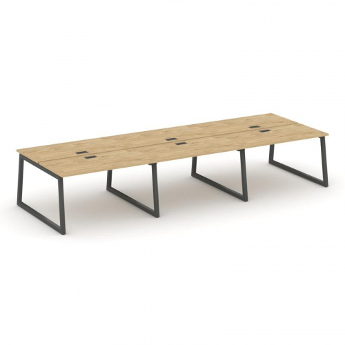 Style Project Рабочая станция 2-х сторон. SN-5T1.DRS-072 Акация Лорка/Металл Антрацит/Заглушка Пласт фото 22