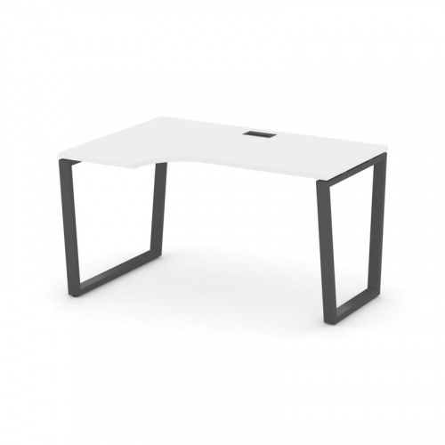 Style Project Стол рабочий эргоном. SN-6T2.SPA-012(L) Акация Лорка/Металл Антрацит/Заглушка Пластик фото 26