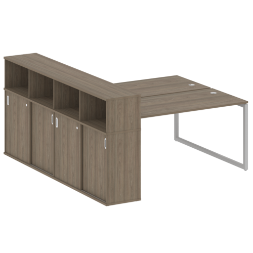 Бенч-система с шкафом-купе на О-обр. м/к Metal System Quattro 40БО.РС-СШК-4.4 фото 3 Бенч-система с шкафом-купе на О-обр. м/к Metal System Quattro 40БО.РС-СШК-4.4 фото 3