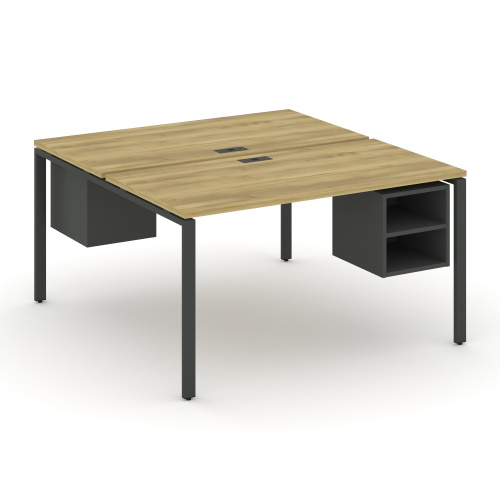 Бенч-система на 2 места с подвесными тумбами Concept CN.DRS-106 фото 3