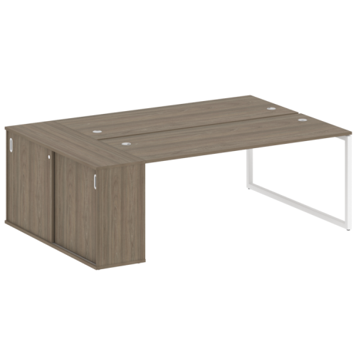 Бенч-система с шкафом-купе на О-обр. м/к Metal System Quattro 40БО.РС-СШК-1.5 фото 2 Бенч-система с шкафом-купе на О-обр. м/к Metal System Quattro 40БО.РС-СШК-1.5 фото 2