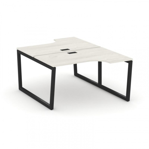 Style Project Рабочая станция эргоном. SN-5T2.DRPA-022 Акация Лорка/Металл Антрацит/Заглушка Пластик фото 5