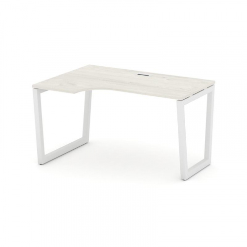 Style Project Стол рабочий эргоном. SN-5T2.SPA-001(L) Акация Лорка/Металл Антрацит/Заглушка Пластик фото 13