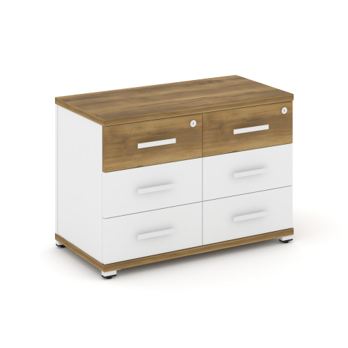 Тумба приставная с 6 ящиками Concept CN.TSP-007 W