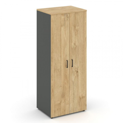 Style Project Гардероб широкий глубокий SN.GB.E-004 Белый/Тиквуд Светлый/Черный Ручки 796*600*1982 фото 14