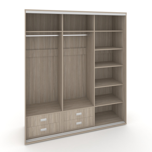 Корпус 3-х секционного шкафа высокого L=1619мм Maris SH.K3-1.1 K3 фото 4