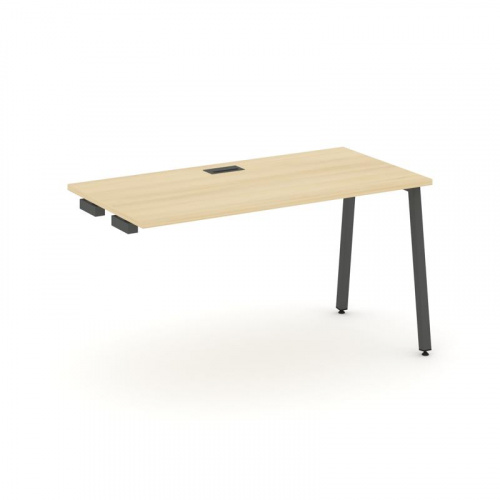 Style Project Стол-приставка к опор. элем. SN-4A.OPRS-004 Дуб Наварра/Металл Антрацит 1580*600*750 фото 17