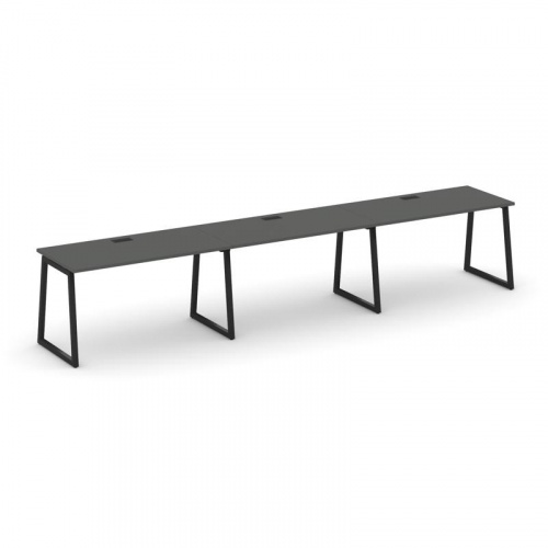 Style Project Рабочая станция 1 сторон. SN-4T1.ORS-043 Акация Лорка/Металл Антрацит/Заглушка Пластик фото 7