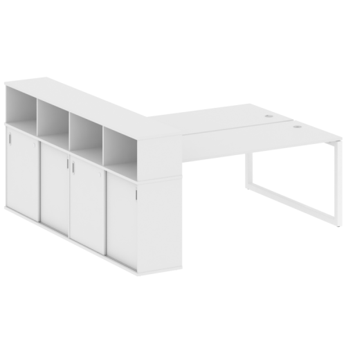 Бенч-система с шкафом-купе на О-обр. м/к Metal System Quattro 50БО.РС-СШК-4.5 фото 6 Бенч-система с шкафом-купе на О-обр. м/к Metal System Quattro 50БО.РС-СШК-4.5 фото 6