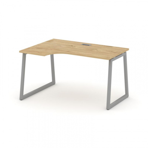 Style Project Стол рабочий эргоном. SN-4T1.SPA-021(L) Акация Лорка/Металл Антрацит/Заглушка Пластик фото 2
