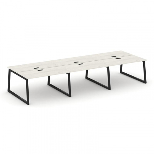 Style Project Рабочая станция 2-х сторон. SN-5T1.DRS-072 Акация Лорка/Металл Антрацит/Заглушка Пласт фото 6