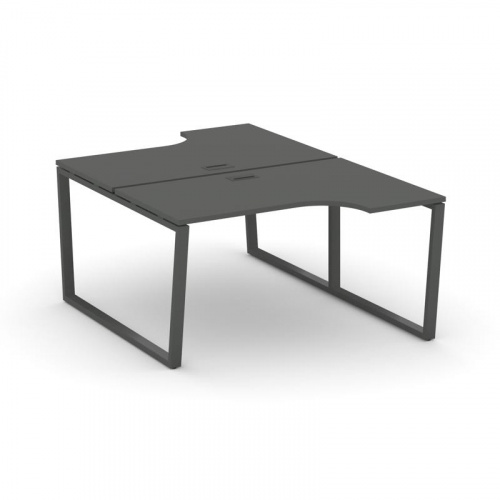 Style Project Рабочая станция эргоном. SN-6T2.DRPA-012 Акация Лорка/Металл Антрацит/Заглушка Пластик фото 27