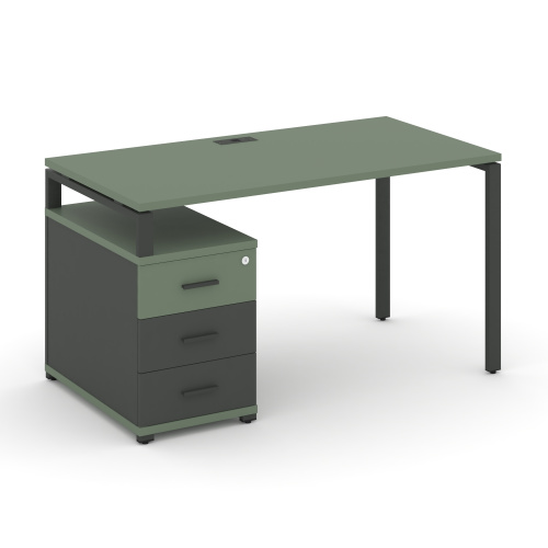 Стол письменный с опорной тумбой Concept CN.SP-302 фото 2 Стол письменный с опорной тумбой Concept CN.SP-302 фото 2