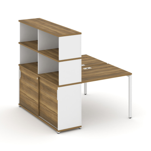 Бенч-система с опорным шкафом-купе с надставкой Concept CN.DRS-241 фото 8