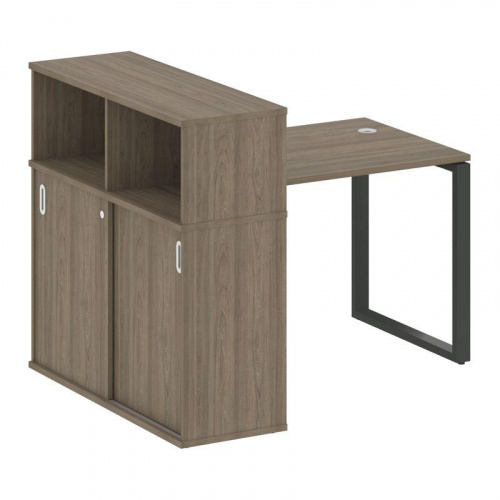 Стол письменный с шкафом-купе на О-обр. м/к Metal System БО.РС-СШК-3.1 фото 2 Стол письменный с шкафом-купе на О-обр. м/к Metal System БО.РС-СШК-3.1 фото 2