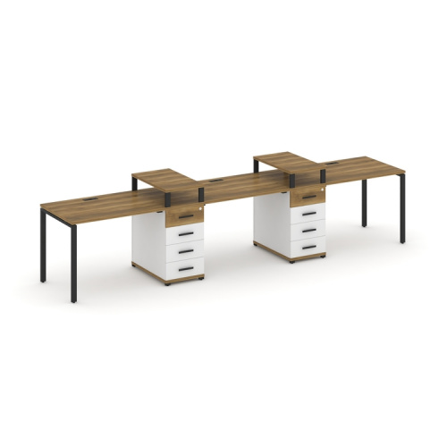 Бенч-система на 3 места с 2 опорными тумбами Concept CN.ORS-449 фото 7 Бенч-система на 3 места с 2 опорными тумбами Concept CN.ORS-449 фото 7