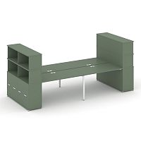 Бенч-система с опорными распашными шкафами Concept CN.DRS-275