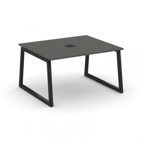 Style Project Стол переговорный SN-5T1.SPRG-033 Акация Лорка/Металл Антрацит/Заглушка Металл Антраци фото 8