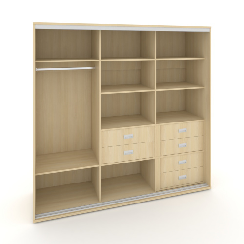 Корпус 3-х секционного шкафа низкого L=1619мм Maris SH.K3-1.2 K3