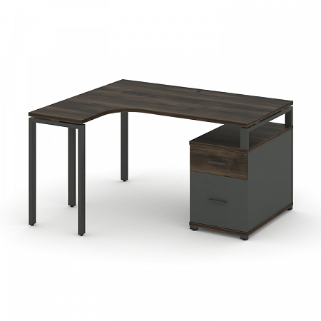 Стол эргономичный с опорной тумбой Concept CN.SA-302(L)