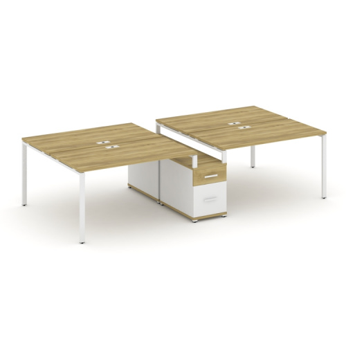 Бенч-система на 4 места с опорной тумбой Concept CN.DRS-315 фото 11 Бенч-система на 4 места с опорной тумбой Concept CN.DRS-315 фото 11