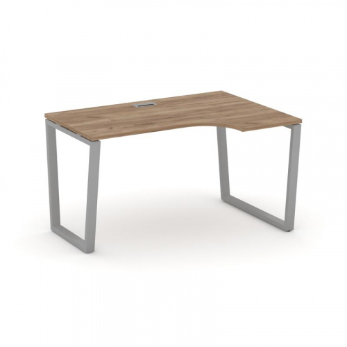 Style Project Стол рабочий эргоном. SN-6T2.SPA-011(R) Акация Лорка/Металл Антрацит/Заглушка Пластик фото 10