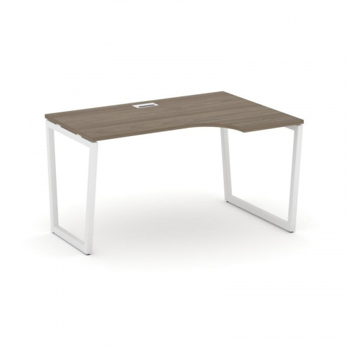 Style Project Стол рабочий эргоном. SN-4T2.SPA-022(R) Акация Лорка/Металл Антрацит/Заглушка Пластик фото 14