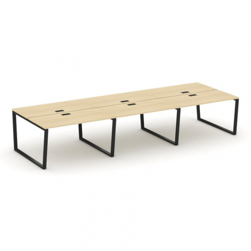 Style Project Рабочая станция 2-х сторон. SN-6T2.DRS-083 Акация Лорка/Металл Антрацит/Заглушка Пласт фото 5