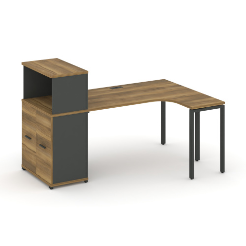 Стол эргономичный с опорным распашным шкафом Concept CN.SA-213(R) Стол эргономичный с опорным распашным шкафом Concept CN.SA-213(R)