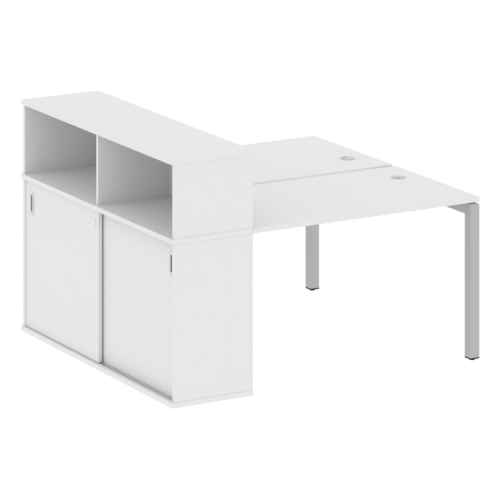 Бенч-система с шкафом-купе на П-обр. м/к Metal System Quattro 50БП.РС-СШК-2.2 фото 7 Бенч-система с шкафом-купе на П-обр. м/к Metal System Quattro 50БП.РС-СШК-2.2 фото 7