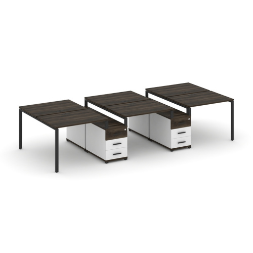 Бенч-система на 6 мест с 2 опорными тумбами Concept CN.DRS-333 фото 9