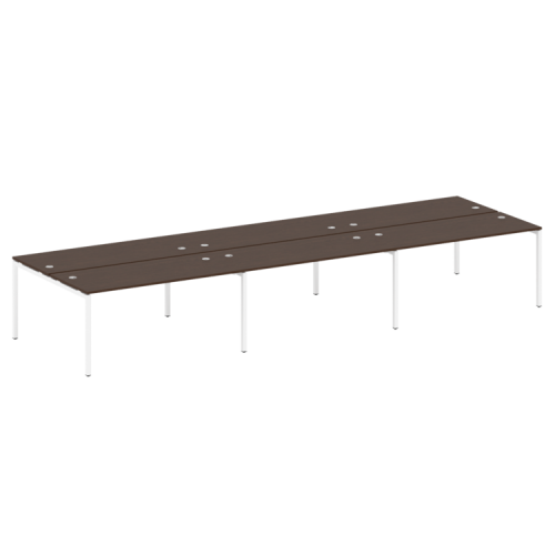 Бенч-система на 6 рабочих мест на П-обр. м/к Metal System Quattro 40БП.СМ-6.4 фото 5