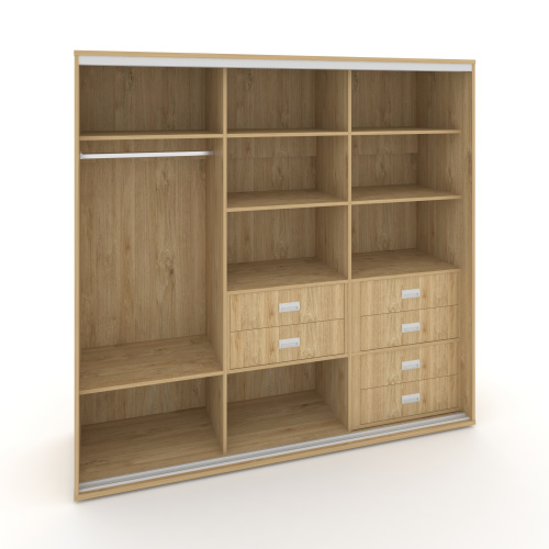 Корпус 3-х секционного шкафа низкого L=2669мм Maris SH.K3-8.2 K3 фото 4