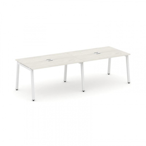 Style Project Стол переговорный SN-5A.SPRG-014 Акация Лорка/Металл Белый 3160*980*750 фото 15