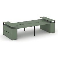 Бенч-система с опорными распашными шкафами Concept CN.DRS-268