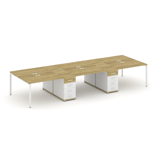 Бенч-система на 6 мест с 2 опорными тумбами Concept CN.DRS-450 фото 11