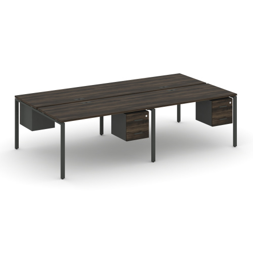 Бенч-система на 4 места с подвесными тумбами Concept CN.DRS-134 фото 3 Бенч-система на 4 места с подвесными тумбами Concept CN.DRS-134 фото 3