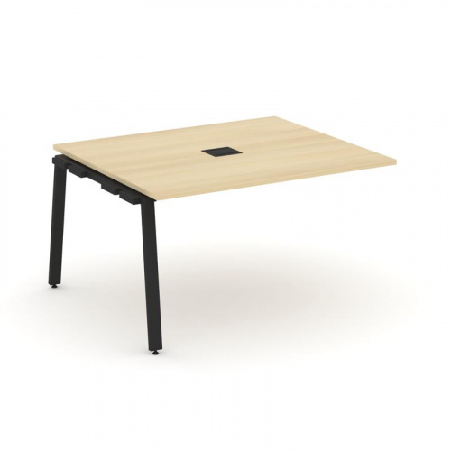 Style Project Проходной наб. элем. перег. стола SN-6A.NSPRG-033 Дуб Наварра/Металл Белый 1380*1180*7 фото 13