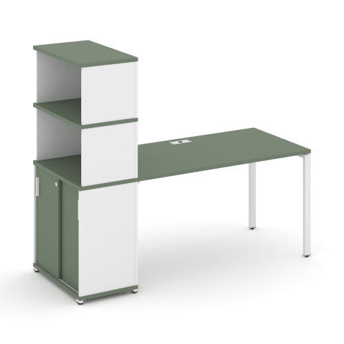 Стол офисный с опорным шкафом-купе Concept CN.SP-242 Стол офисный с опорным шкафом-купе Concept CN.SP-242