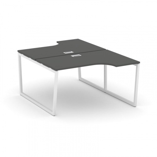 Style Project Рабочая станция эргоном. SN-4T2.DRPA-022 Акация Лорка/Металл Антрацит/Заглушка Пластик фото 18