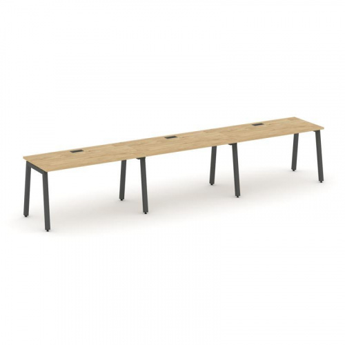 Style Project Рабочая станция 1 сторон. SN-5A.ORS-033 Дуб Наварра/Металл Антрацит 4140*600*750 фото 23