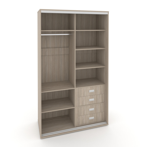 Корпус 2-х секционного шкафа высокого L=1600мм Maris SH.K2-6.1 K7 фото 6