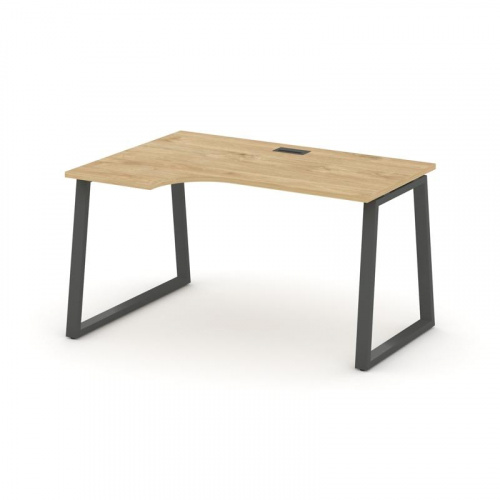 Style Project Стол рабочий эргоном. SN-6T1.SPA-012(L) Акация Лорка/Металл Антрацит/Заглушка Пластик фото 22