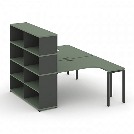 Бенч-система с опорным стеллажом с надставкой Concept CN.DSA-207